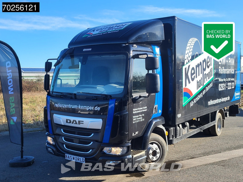 DAF LF 210 4X2 8tonner Manual Ladebordwand Euro 6 - Camião furgão: foto 1 DAF LF 210 4X2 8tonner Manual Ladebordwand Euro 6 - Camião furgão: foto 1