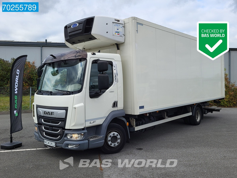 DAF LF 260 4X2 12t Carrier Supra 1150mt Bi-temp Ladebordwand ACC Euro 6 - Camião frigorífico: foto 1 DAF LF 260 4X2 12t Carrier Supra 1150mt Bi-temp Ladebordwand ACC Euro 6 - Camião frigorífico: foto 1