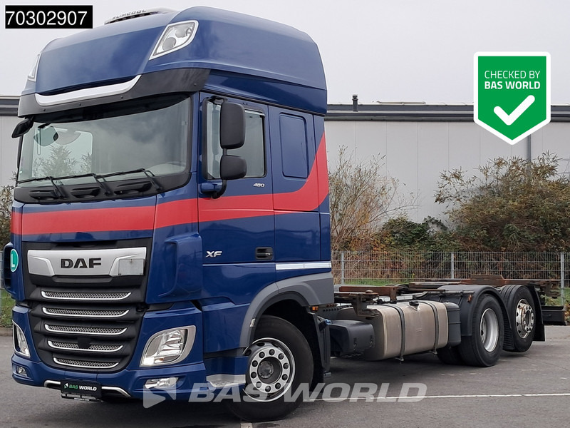 DAF XF 480 6X2 BDF Retarder SSC Lift+Steering Axle Automatic Euro 6 - Camião transportador de contêineres/ Caixa móvel: foto 1 DAF XF 480 6X2 BDF Retarder SSC Lift+Steering Axle Automatic Euro 6 - Camião transportador de contêineres/ Caixa móvel: foto 1