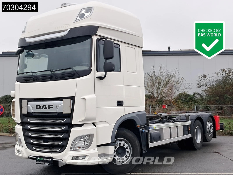 Camião transportador de contêineres/ Caixa móvel DAF XF 480 6X2 BDF SSC Retarder Lift+Steering Axle Automatic Euro 6: foto 1