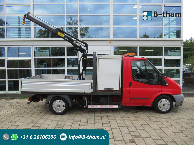 Ford Transit 300M 2.2 TDCI + HIAB 013T Kraan Kran Crane - Carrinha de caixa aberta: foto 1 Ford Transit 300M 2.2 TDCI + HIAB 013T Kraan Kran Crane - Carrinha de caixa aberta: foto 1