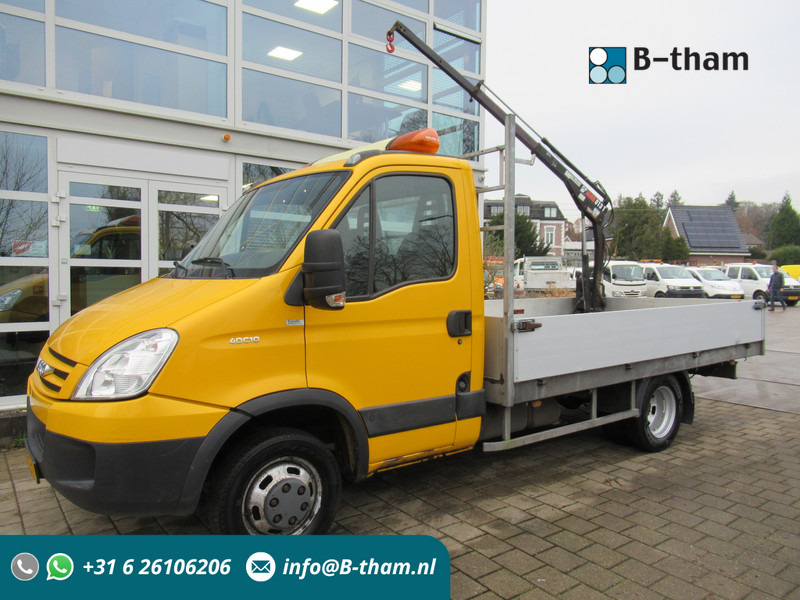 Iveco Daily 40C10 Euro 4 + HIAB 013 T Kraan Kran Crane - Carrinha de caixa aberta: foto 1 Iveco Daily 40C10 Euro 4 + HIAB 013 T Kraan Kran Crane - Carrinha de caixa aberta: foto 1
