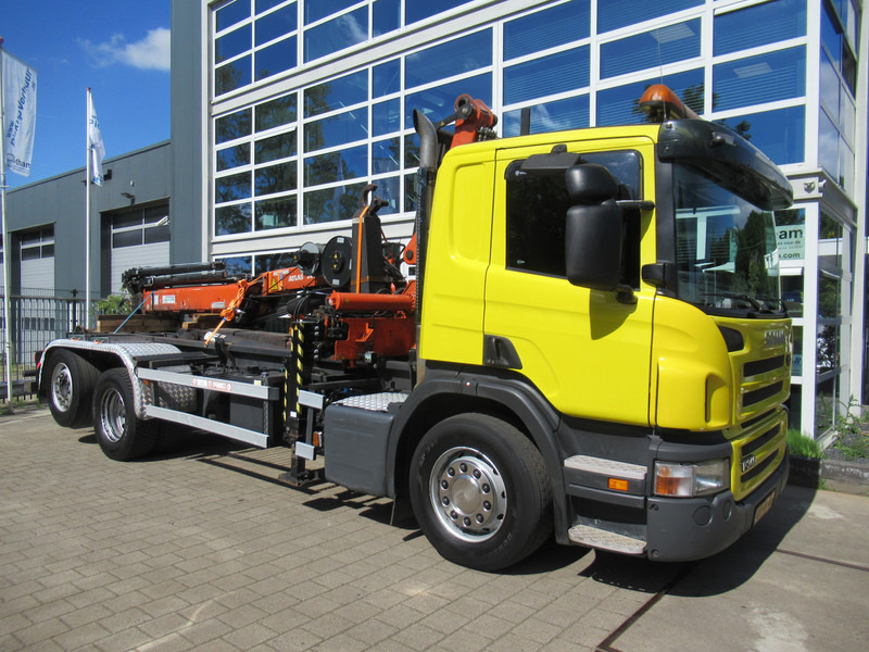 Scania P 340 B 6x2*4 VDL Haak - Kraan ATLAS 206.3E - Camião polibenne, Camião grua: foto 3 Scania P 340 B 6x2*4 VDL Haak - Kraan ATLAS 206.3E - Camião polibenne, Camião grua: foto 3