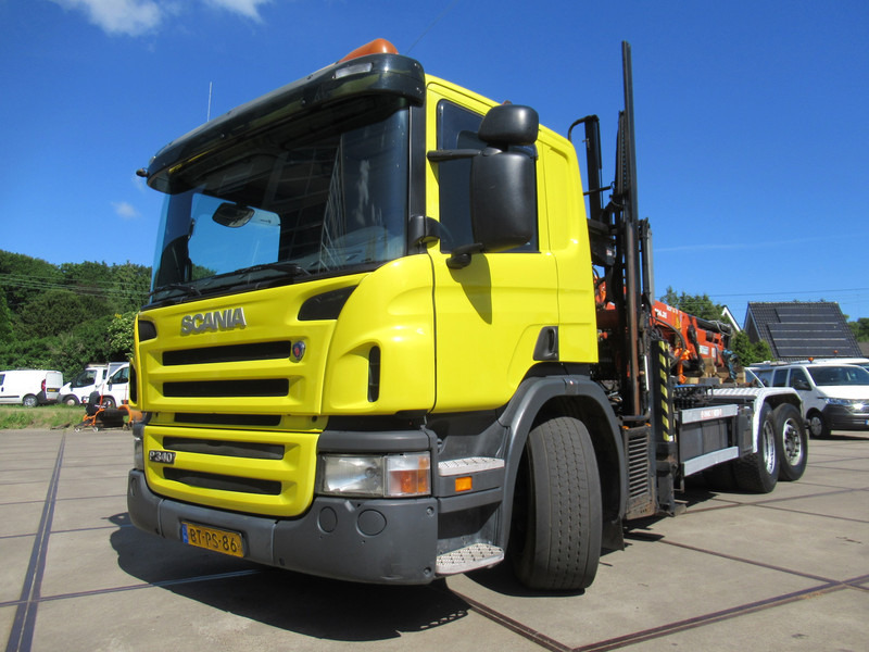 Scania P 340 B 6x2*4 VDL Haak - Kraan ATLAS 206.3E - Camião polibenne, Camião grua: foto 2 Scania P 340 B 6x2*4 VDL Haak - Kraan ATLAS 206.3E - Camião polibenne, Camião grua: foto 2