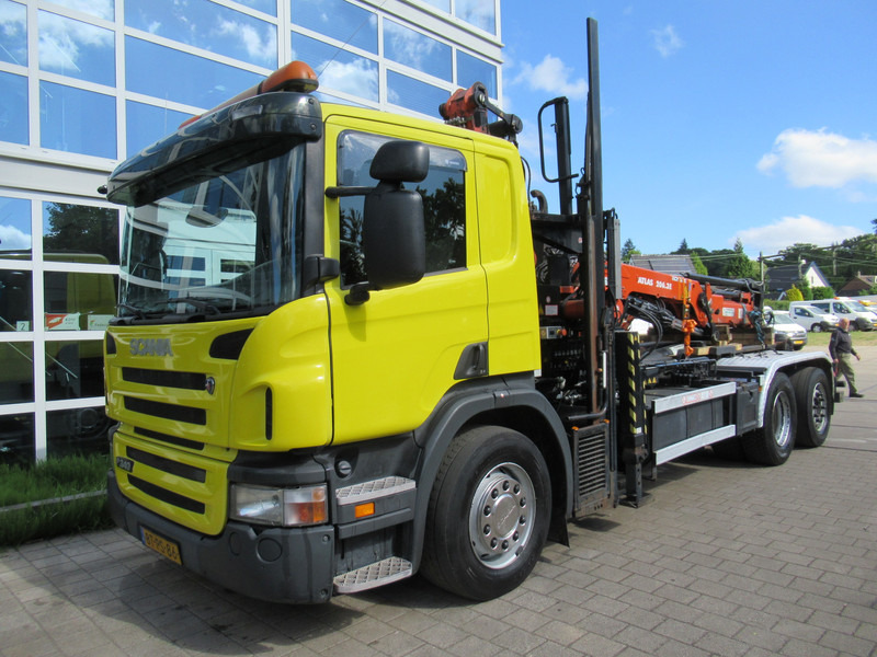 Scania P 340 B 6x2*4 VDL Haak - Kraan ATLAS 206.3E - Camião polibenne, Camião grua: foto 4 Scania P 340 B 6x2*4 VDL Haak - Kraan ATLAS 206.3E - Camião polibenne, Camião grua: foto 4
