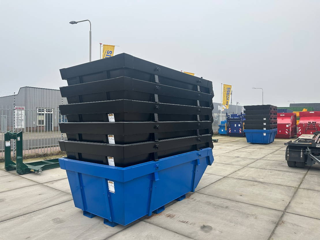 Sidalco 6m3 met heftruck lepel kokers - Contentor de entulho: foto 5 Sidalco 6m3 met heftruck lepel kokers - Contentor de entulho: foto 5