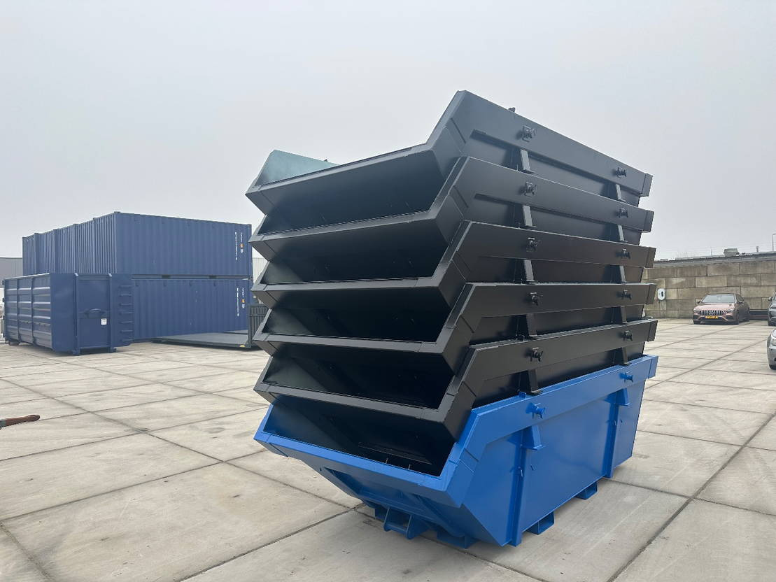 Sidalco 6m3 met heftruck lepel kokers - Contentor de entulho: foto 4 Sidalco 6m3 met heftruck lepel kokers - Contentor de entulho: foto 4