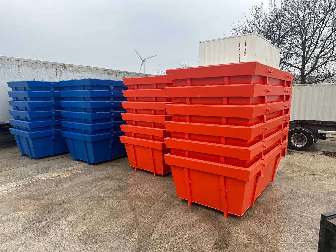 Sidalco 6m3 zware uitvoering 5 mm bodem 4 mm wanden - Contentor de entulho: foto 1 Sidalco 6m3 zware uitvoering 5 mm bodem 4 mm wanden - Contentor de entulho: foto 1