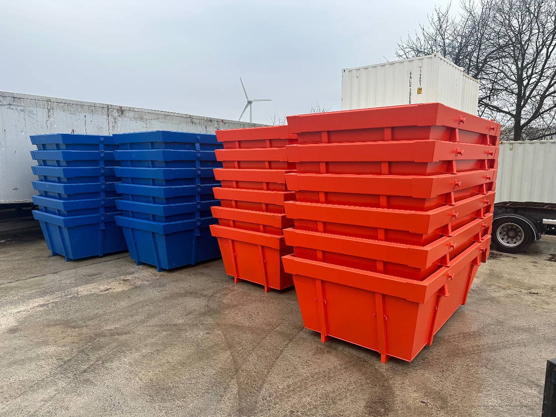 Sidalco 6m3 zware uitvoering 5 mm bodem 4 mm wanden - Contentor de entulho: foto 2 Sidalco 6m3 zware uitvoering 5 mm bodem 4 mm wanden - Contentor de entulho: foto 2