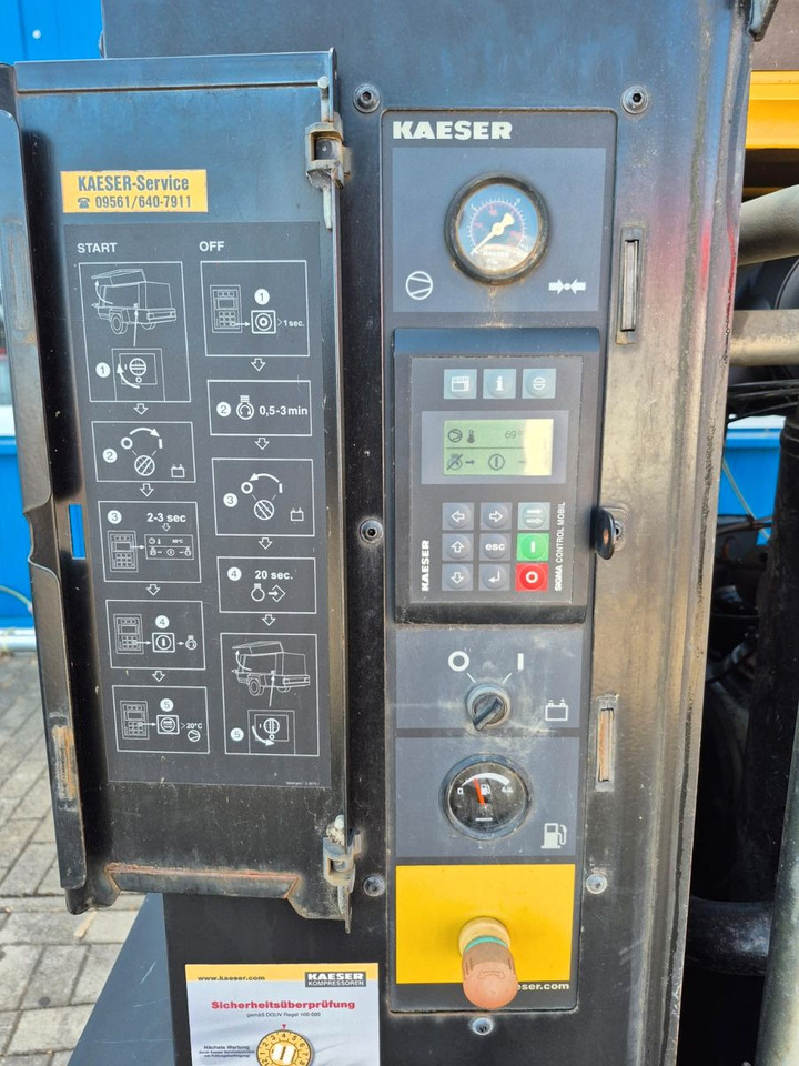 Kaeser M123 SIGMA DEUTZ FAHRANLAGE 624 STD. KOMUNAL - Compressor de ar: foto 4 Kaeser M123 SIGMA DEUTZ FAHRANLAGE 624 STD. KOMUNAL - Compressor de ar: foto 4