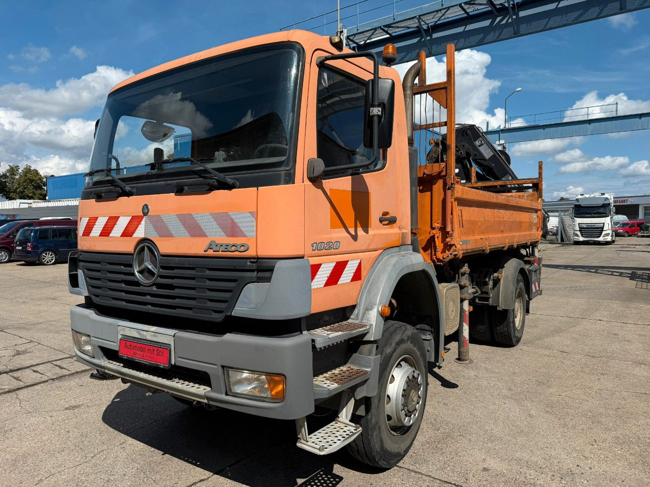 Mercedes-Benz ATEGO 1828 4X4 MEILER + HIAB KRAN 144 FS-3 - Camião basculante, Camião grua: foto 5 Mercedes-Benz ATEGO 1828 4X4 MEILER + HIAB KRAN 144 FS-3 - Camião basculante, Camião grua: foto 5