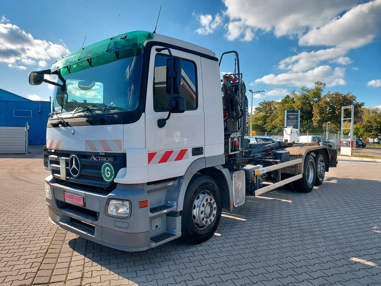 Mercedes-Benz Actros 6-Zyl. 2541 HMF KRAN ABROLLKIPPER - Camião polibenne, Camião grua: foto 3 Mercedes-Benz Actros 6-Zyl. 2541 HMF KRAN ABROLLKIPPER - Camião polibenne, Camião grua: foto 3