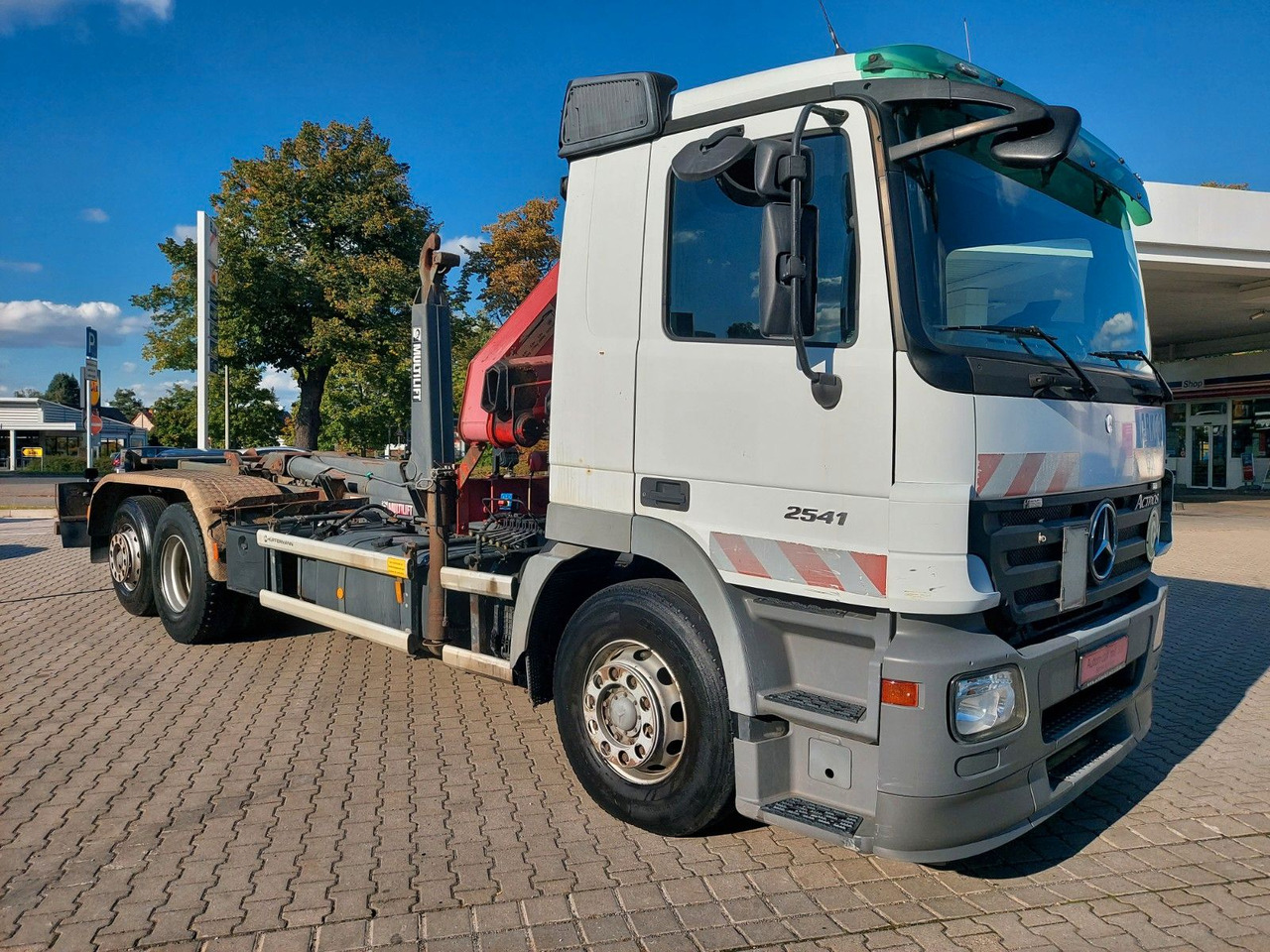 Mercedes-Benz Actros 6-Zyl. 2541 HMF KRAN ABROLLKIPPER - Camião polibenne, Camião grua: foto 5 Mercedes-Benz Actros 6-Zyl. 2541 HMF KRAN ABROLLKIPPER - Camião polibenne, Camião grua: foto 5