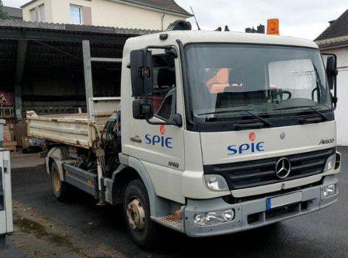 Mercedes-Benz Atego 2 4-Zyl. 4x2 918 4x2 MEILER HIAB066 FERNB - Camião basculante, Camião grua: foto 2 Mercedes-Benz Atego 2 4-Zyl. 4x2 918 4x2 MEILER HIAB066 FERNB - Camião basculante, Camião grua: foto 2