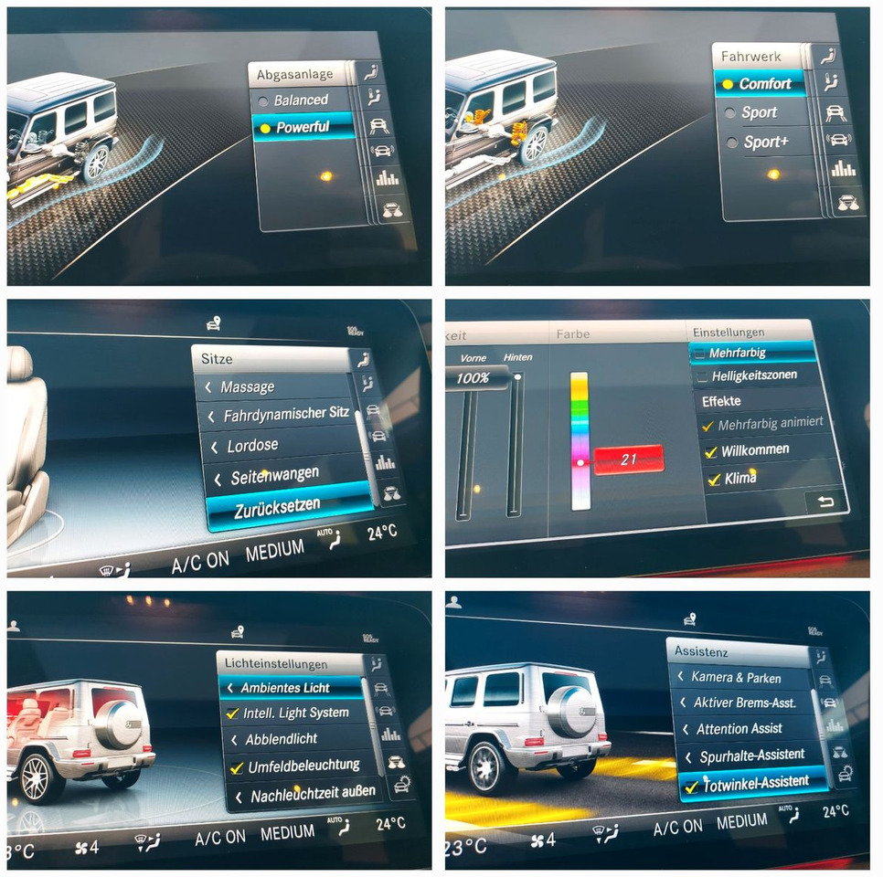 SUV Mercedes-Benz G 63 AMG G Station Massage Distronic 360° Nappa: foto 19