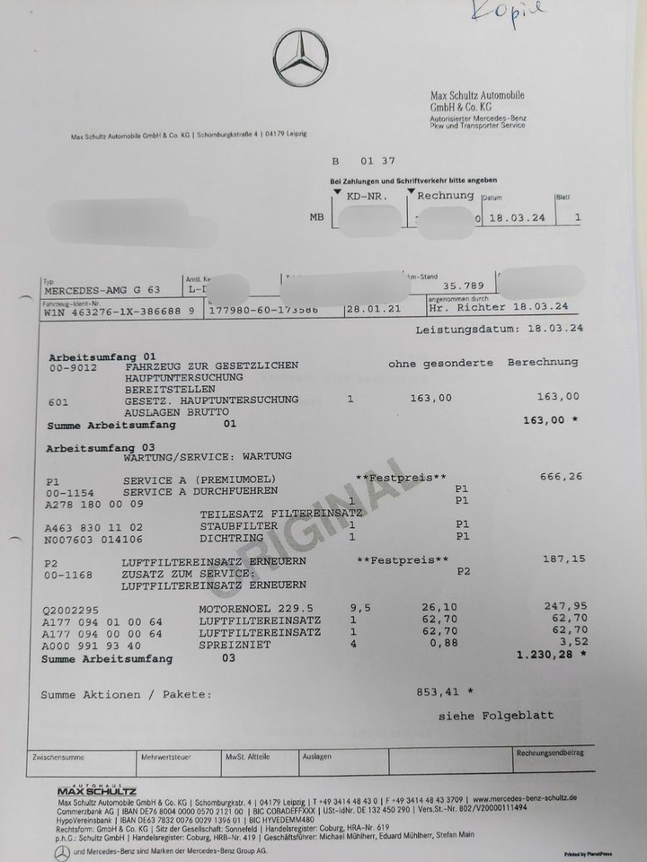 SUV Mercedes-Benz G 63 AMG G Station Massage Distronic 360° Nappa: foto 38