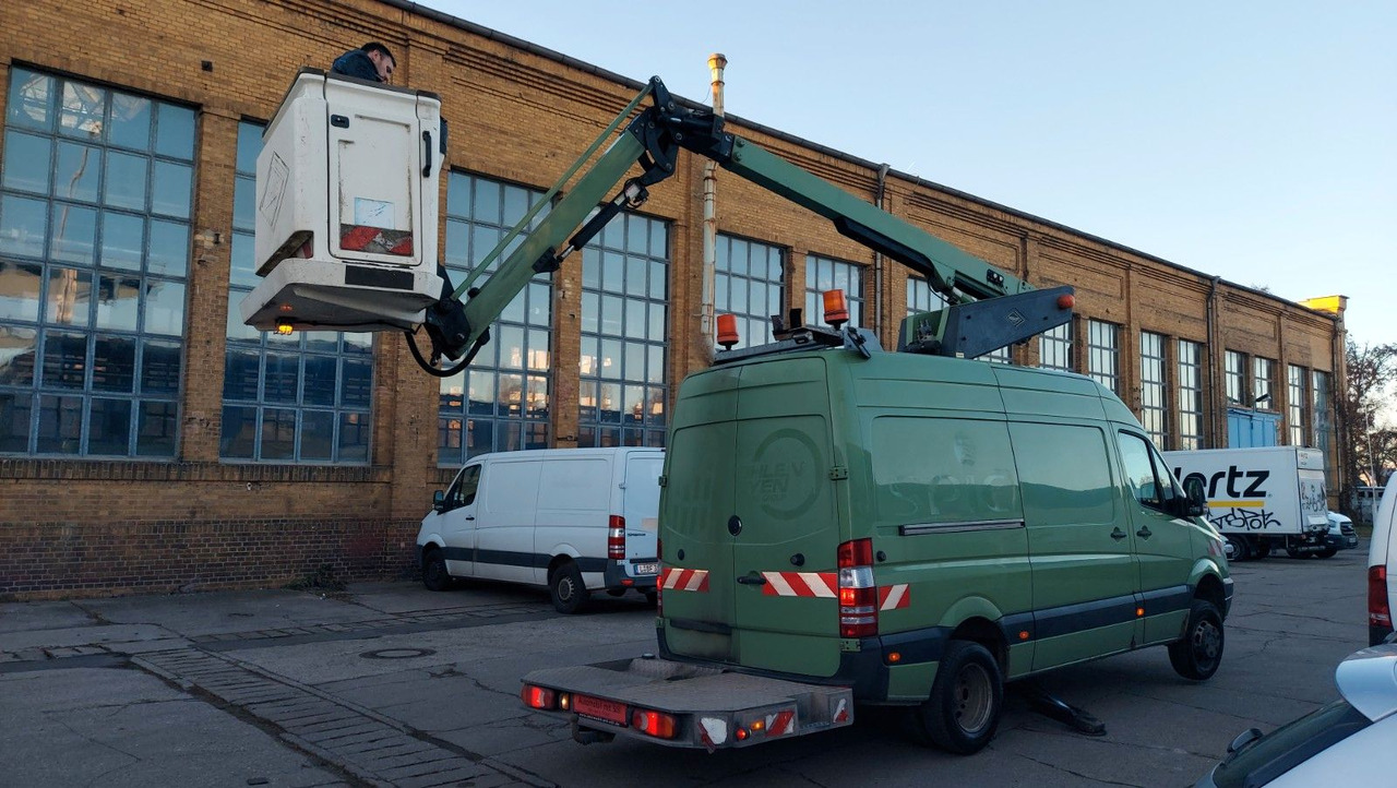Mercedes-Benz Sprinter II Kasten 515 Steiger Hub ET-36 12m - Caminhão com plataforma aérea: foto 1 Mercedes-Benz Sprinter II Kasten 515 Steiger Hub ET-36 12m - Caminhão com plataforma aérea: foto 1