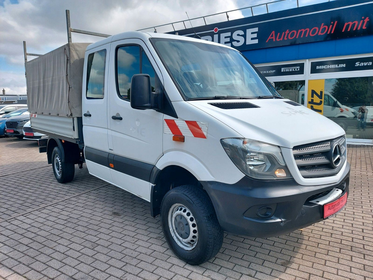 Mercedes-Benz Sprinter II Pritsche DoKa 316 4X4 Klima Standhei - Carrinha de lona, Carrinha cabine dupla: foto 1 Mercedes-Benz Sprinter II Pritsche DoKa 316 4X4 Klima Standhei - Carrinha de lona, Carrinha cabine dupla: foto 1