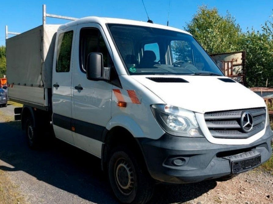 Mercedes-Benz Sprinter II Pritsche DoKa 316 CDI 4X4 Klima - Carrinha de lona, Carrinha cabine dupla: foto 1 Mercedes-Benz Sprinter II Pritsche DoKa 316 CDI 4X4 Klima - Carrinha de lona, Carrinha cabine dupla: foto 1