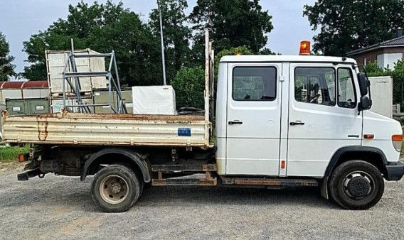 Carrinha basculante, Carrinha cabine dupla Mercedes-Benz VARIO 816D DOKA MEILER DREISEITENKIPPER: foto 6