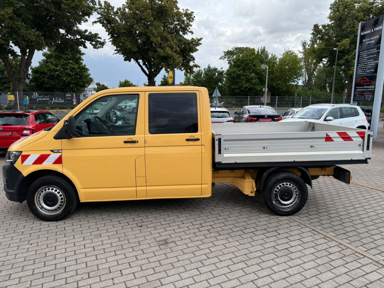 Carrinha de caixa aberta, Carrinha cabine dupla Volkswagen T6 Transporter Pritsche DOKA KLIMA NAVI: foto 8