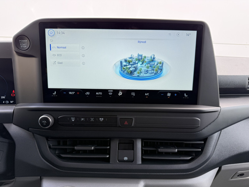 Furgão compacto, Carrinha cabine dupla novo Ford Transit Custom 2.0 TDCI 136pk L2H1 Dubbele Cabine Dubbele Schuif Adaptieve Cruise Control Carplay Camera Parkeersensoren voor achter BPM VRIJ: foto 18