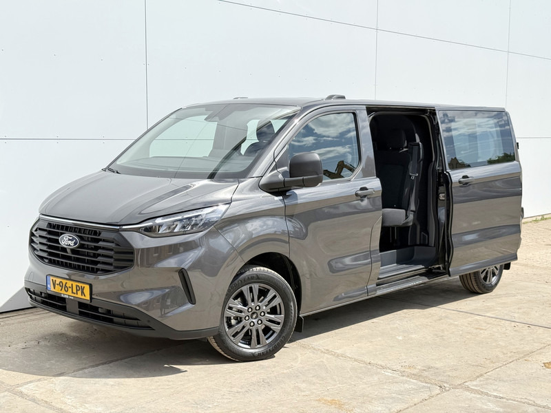 Furgão compacto, Carrinha cabine dupla novo Ford Transit Custom 2.0 TDCI 136pk L2H1 Dubbele Cabine Dubbele Schuif Adaptieve Cruise Control Carplay Camera Parkeersensoren voor achter BPM VRIJ: foto 6