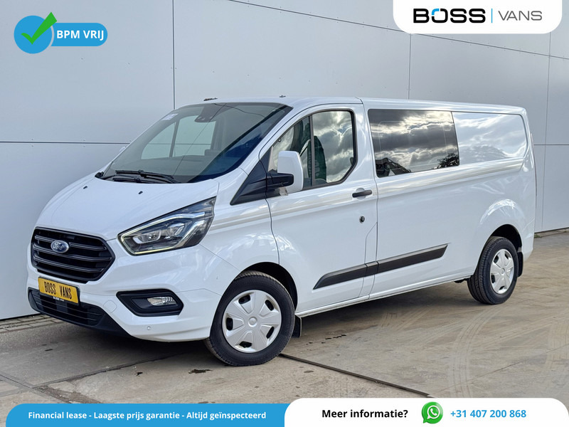 Ford Transit Custom 320 2.0 TDCI 130PK Automaat L2H1 Dubbele Cabine Adaptieve Cruise Control Airco Trekhaak Stoelverwarming Parkeersensoren Navigatie Camera - Furgão, Carrinha cabine dupla: foto 1 Ford Transit Custom 320 2.0 TDCI 130PK Automaat L2H1 Dubbele Cabine Adaptieve Cruise Control Airco Trekhaak Stoelverwarming Parkeersensoren Navigatie Camera - Furgão, Carrinha cabine dupla: foto 1