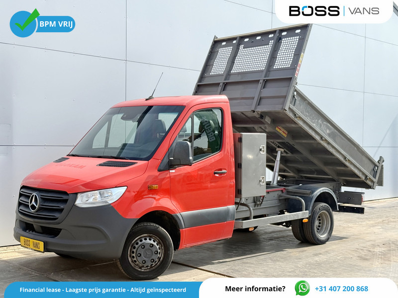 Mercedes-Benz Sprinter 514 2.2 CDI Kipper Dubbellucht 3.5t Trekhaak Climate Control Cruise Control Benne Tipper - Carrinha basculante: foto 1 Mercedes-Benz Sprinter 514 2.2 CDI Kipper Dubbellucht 3.5t Trekhaak Climate Control Cruise Control Benne Tipper - Carrinha basculante: foto 1