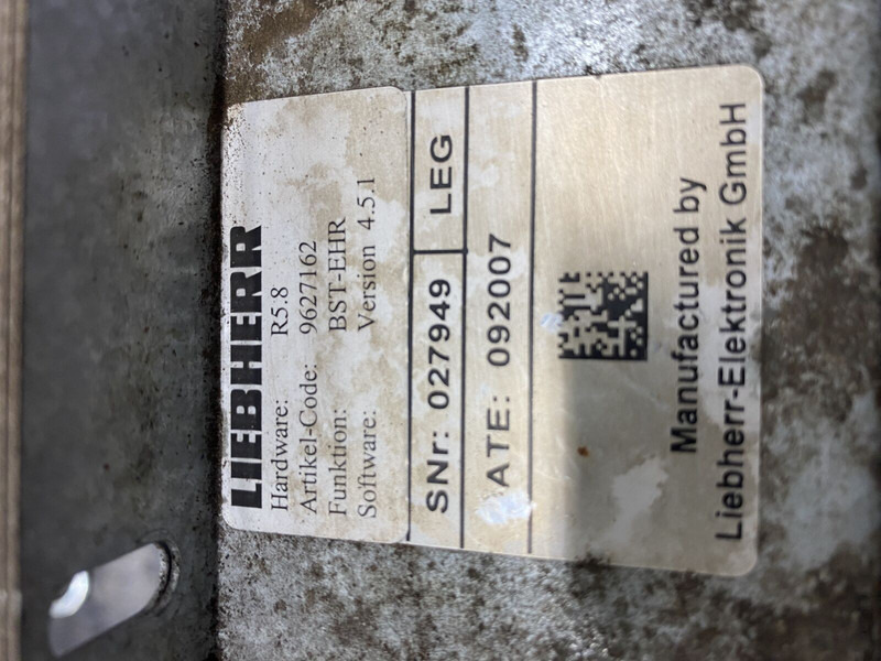 Liebherr BST-EHR - Centralina electrónica: foto 2 Liebherr BST-EHR - Centralina electrónica: foto 2