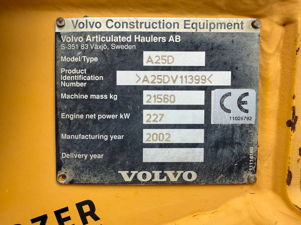 Caminhão articulado Volvo A 25 D: foto 7