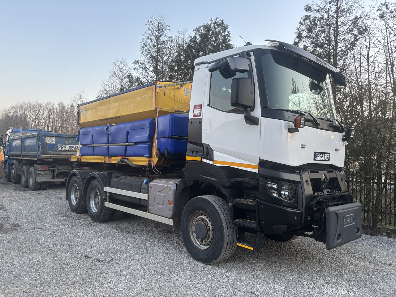 RENAULT K380 6x6 K380 6x6 SCHMIDT STRATOS III GRITTER/SPREADER PLOUGH - Veículo limpa-neves: foto 1 RENAULT K380 6x6 K380 6x6 SCHMIDT STRATOS III GRITTER/SPREADER PLOUGH - Veículo limpa-neves: foto 1
