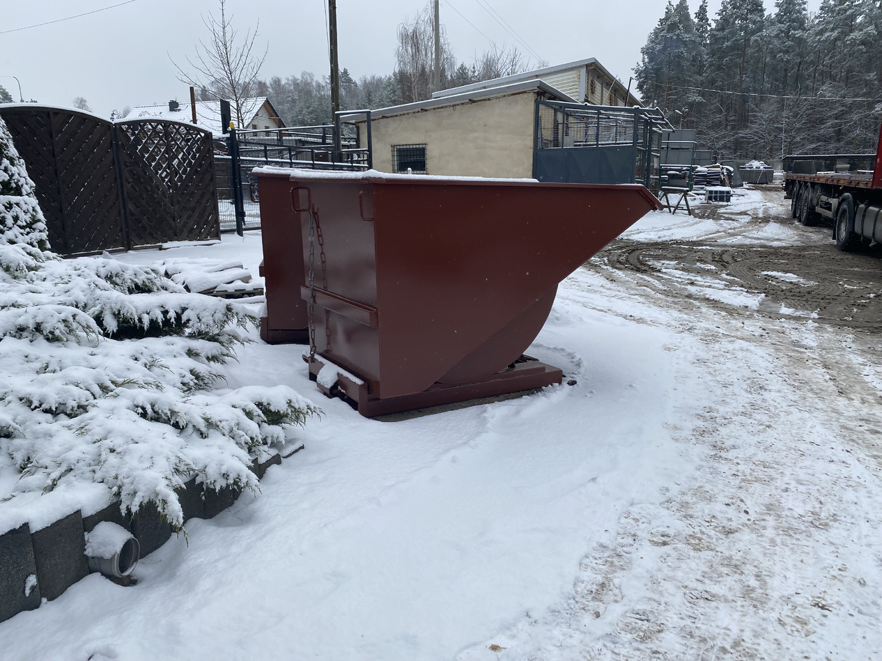 Metal-K Pojemnik samowyładowczy/kippercontainer TK1100 - Contentor basculante: foto 3 Metal-K Pojemnik samowyładowczy/kippercontainer TK1100 - Contentor basculante: foto 3