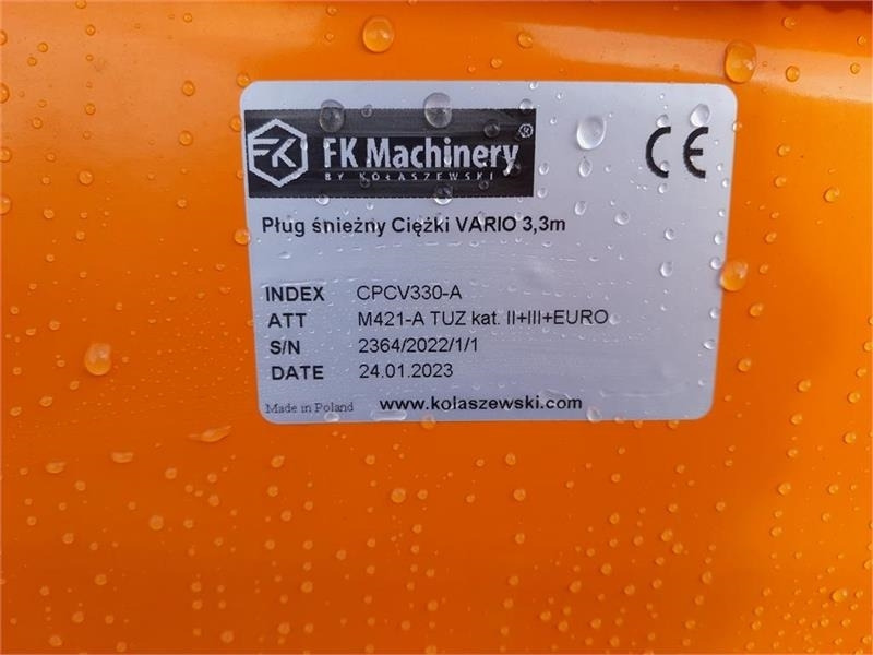 - - - fk machinery 330 - Lâmina limpa-neves para Máquina agrícola: foto 4 - - - fk machinery 330 - Lâmina limpa-neves para Máquina agrícola: foto 4