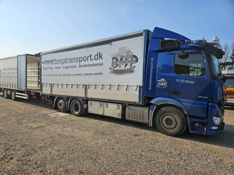 Mercedes-Benz Actros 2540 L // Lift // Kærre // ACC - Camião de lona: foto 1 Mercedes-Benz Actros 2540 L // Lift // Kærre // ACC - Camião de lona: foto 1