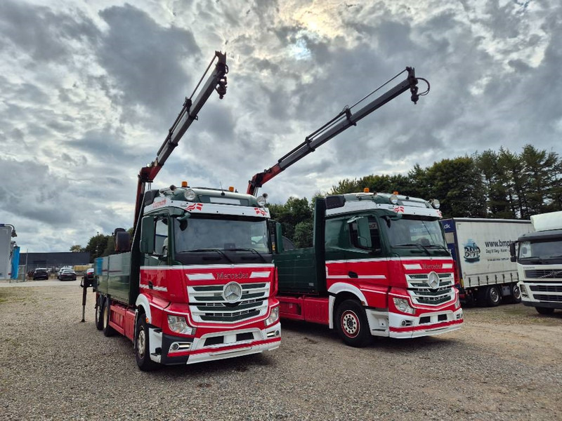 Mercedes-Benz Actros 2551/6x2 // Palfinger 16002 B // 2 x trucks - Camião grua: foto 2 Mercedes-Benz Actros 2551/6x2 // Palfinger 16002 B // 2 x trucks - Camião grua: foto 2