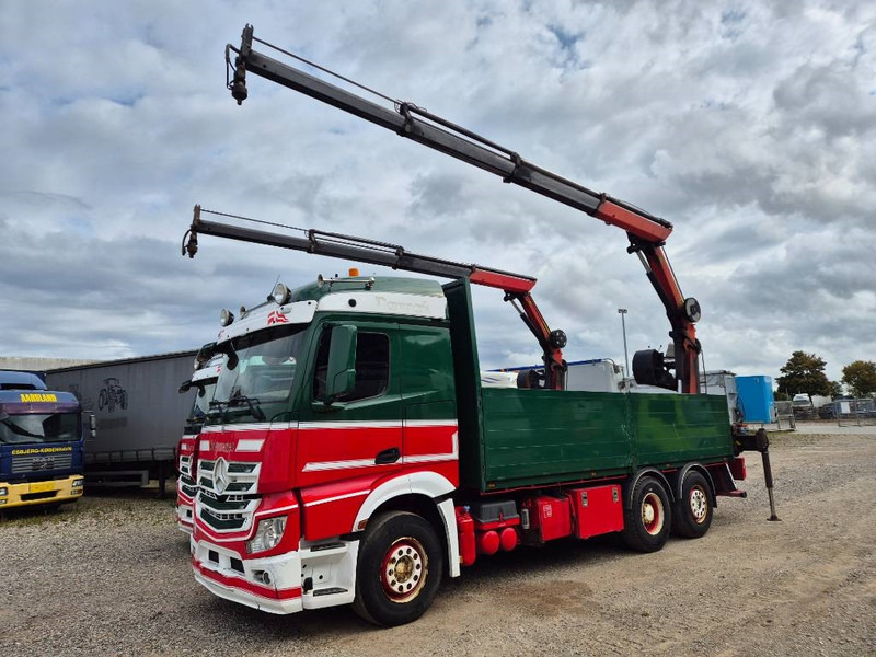 Mercedes-Benz Actros 2551/6x2 // Palfinger 16002 B // 2 x trucks - Camião grua: foto 3 Mercedes-Benz Actros 2551/6x2 // Palfinger 16002 B // 2 x trucks - Camião grua: foto 3