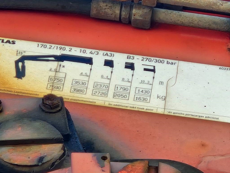 Tractor Volvo FH 12 460 6x2 // Terex 190.2E crane + remote //: foto 16