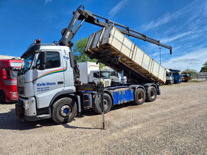 Volvo FH 460 8x2/4 //Hiab 166 E-4// 3 way tip - Camião grua: foto 2 Volvo FH 460 8x2/4 //Hiab 166 E-4// 3 way tip - Camião grua: foto 2