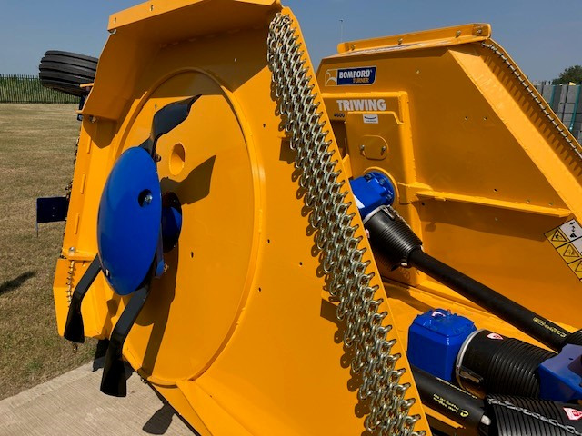 Triturador de martelos/ Destroçador novo Bomford Turner Tri Wing 4600: foto 9