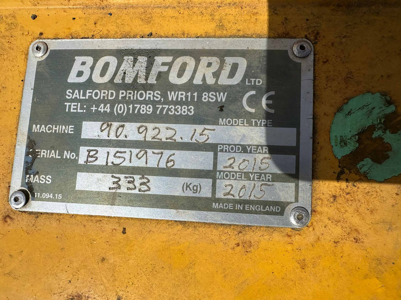 Bomford Turner rotary head - Limpa bermas: foto 5 Bomford Turner rotary head - Limpa bermas: foto 5