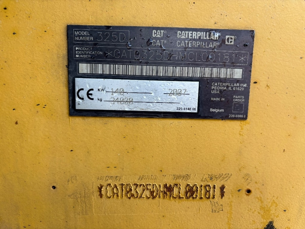 Escavadora de rastos CAT 325 D LR LRE LONG REACH 16m: foto 35 Escavadora de rastos CAT 325 D LR LRE LONG REACH 16m: foto 35