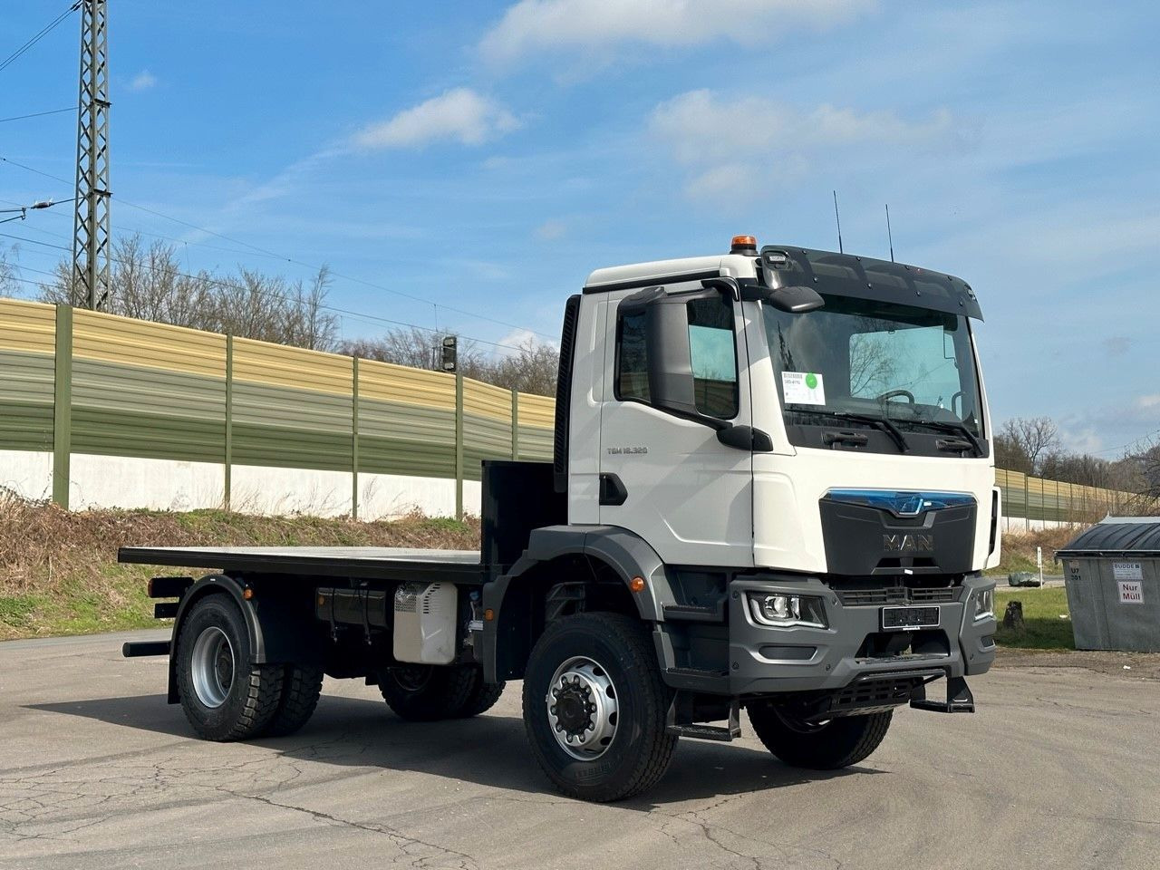 Camião de caixa aberta/ Plataforma MAN TGM 18.320 4x4 Euro 6e Plato: foto 9