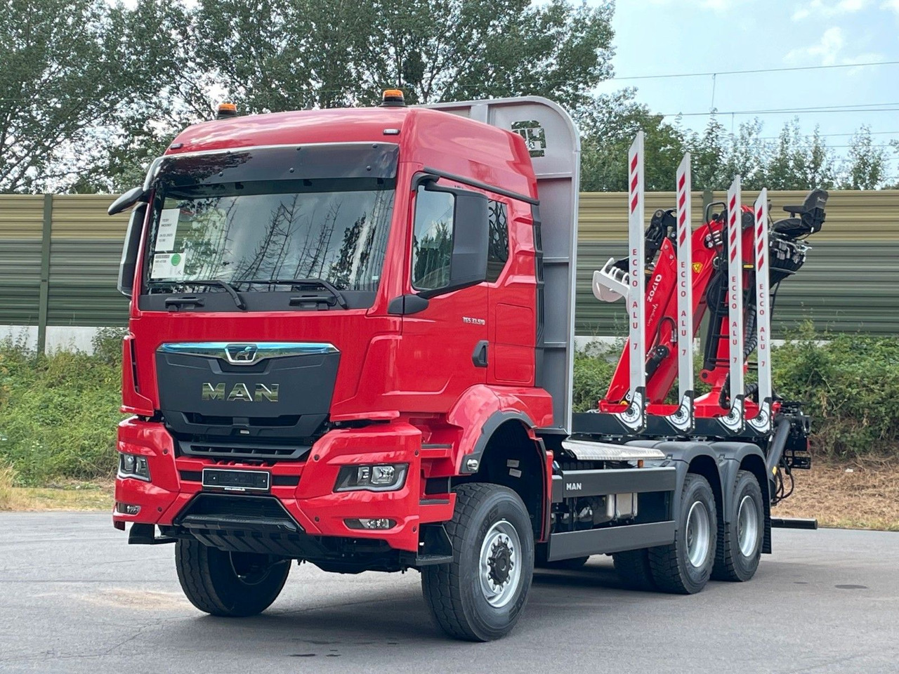 MAN TGS 33.520 6X6 Euro6e Radstand 3900mm EPSILON - Camião de transporte de madeira, Camião grua: foto 3 MAN TGS 33.520 6X6 Euro6e Radstand 3900mm EPSILON - Camião de transporte de madeira, Camião grua: foto 3