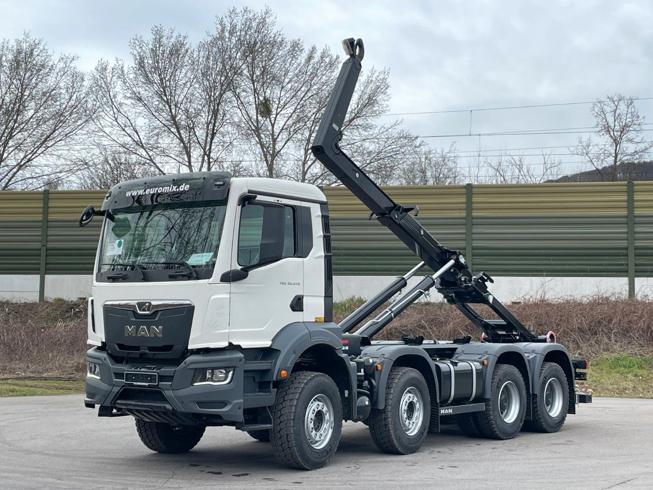 MAN TGS 35.480 8x4 Euro6e Hiab MultLift Abrollkipper - Camião polibenne, Camião grua: foto 3 MAN TGS 35.480 8x4 Euro6e Hiab MultLift Abrollkipper - Camião polibenne, Camião grua: foto 3