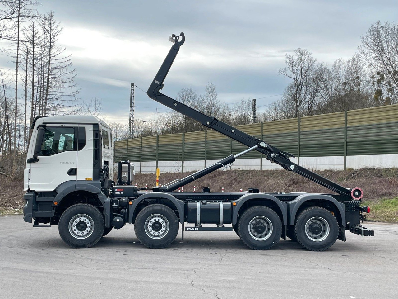MAN TGS 35.480 8x4 Euro6e Hiab MultLift Abrollkipper - Camião polibenne, Camião grua: foto 4 MAN TGS 35.480 8x4 Euro6e Hiab MultLift Abrollkipper - Camião polibenne, Camião grua: foto 4