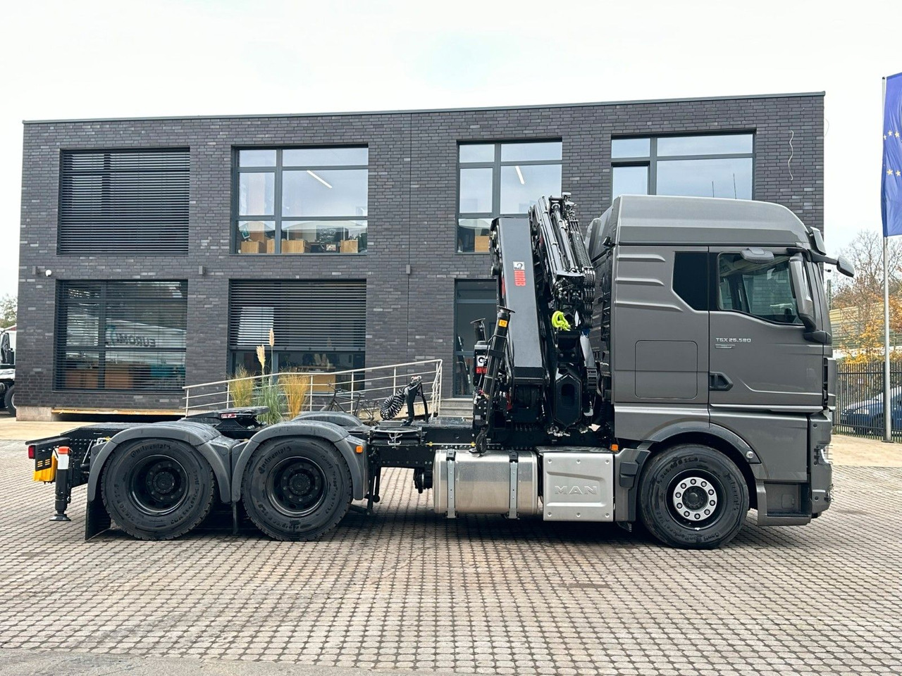 Tractor MAN TGX 26.580 6x4 Kran Hiab 302-6 + Jib-4: foto 9