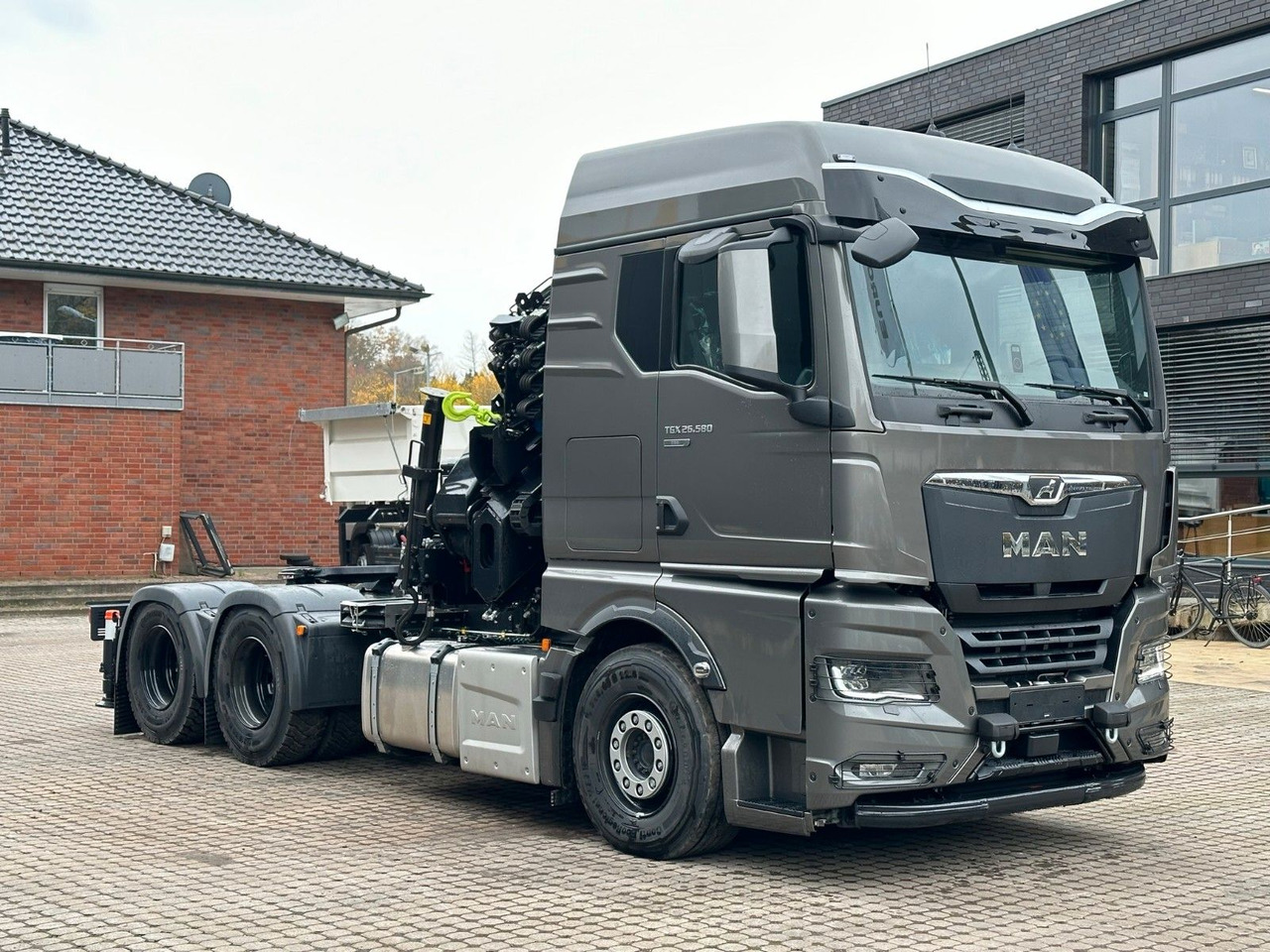Tractor MAN TGX 26.580 6x4 Kran Hiab 302-6 + Jib-4: foto 10
