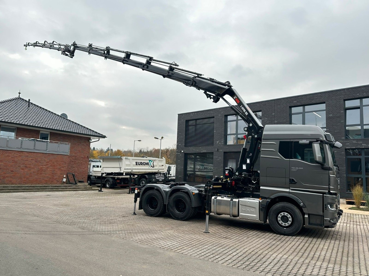 Tractor MAN TGX 26.580 6x4 Kran Hiab 302-6 + Jib-4: foto 15