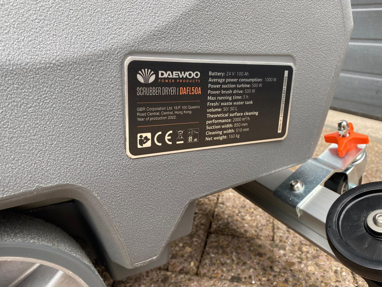 Daewoo DAFL50A Schrobzuigmachine - Máquina de limpeza: foto 3 Daewoo DAFL50A Schrobzuigmachine - Máquina de limpeza: foto 3